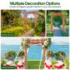 Garden Archway Arch Lattice Trellis Pergola for Climbing Plants and Outdoor Wedding Bridal Decor