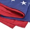 American Flag 10x15 ft 8x12 ft 6x10 ft 5x8 ft 4x6 ft 3x5 ft  2x3 ft Outdoor Heavy Duty Embroidered Stars USA Flag Sewn Stripes Fade Resistance Brass G